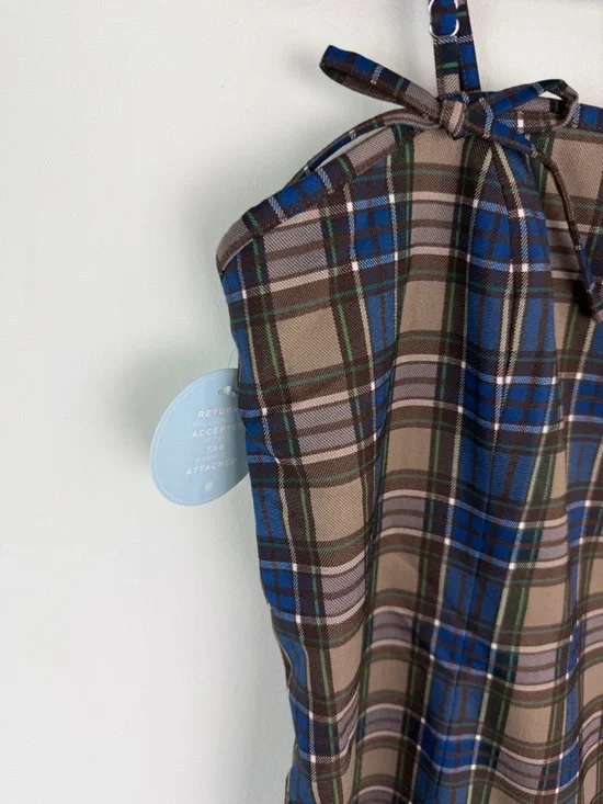 NWT Hill House Brown Spencer Plaid Rennie Dress Size XXL - Picture 5 of 9